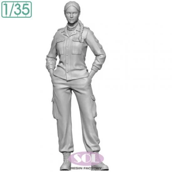 SOL Resin Factory MM937 1/35 Bundeswehr Tank Female Crew II - Model Figures