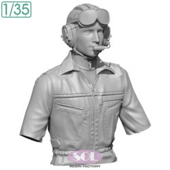 SOL Resin Factory MM955 1/35 Leopard 2A6 Tank Driver for Trumpeter kit - Model Figures