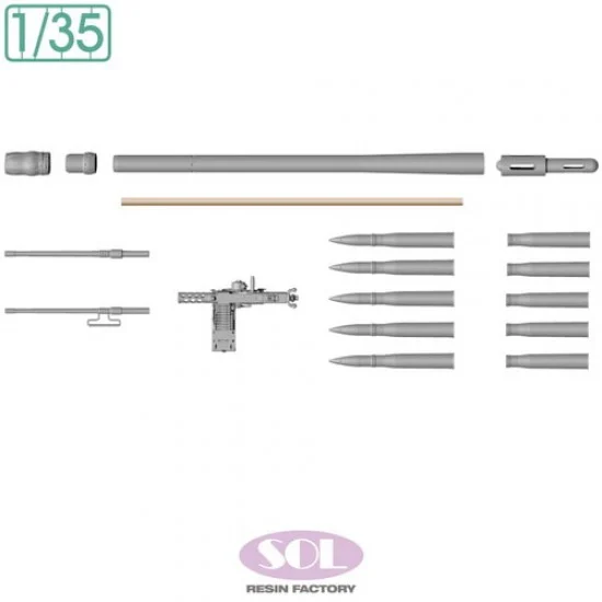 SOL Resin Factory MM958 1/35 M36 Detail-up Parts 1 for Tamiya kit