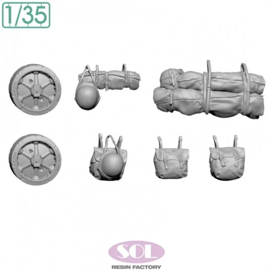 SOL Resin Factory MM959 1/35 M36 Detail-up Parts 2 for Tamiya kit