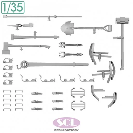 SOL Resin Factory MM960 1/35 M36 Detail-up Parts 3 for Tamiya kit