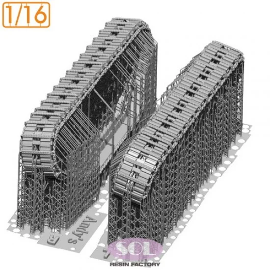 SOL Resin Factory MM968 1/16 M3A1 Track with Chain for Andys Hobby HQ - Military Vehicles & Tanks