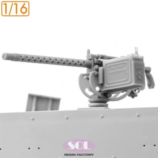 SOL Resin Factory MM971 1/16 M3A1 M1919A4 Cal.30 Machine Gun (3 sets) - Military Vehicles & Tanks