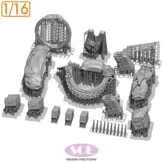SOL Resin Factory MM975 1/16 M3A1 Accessary A - Military Vehicles & Tanks