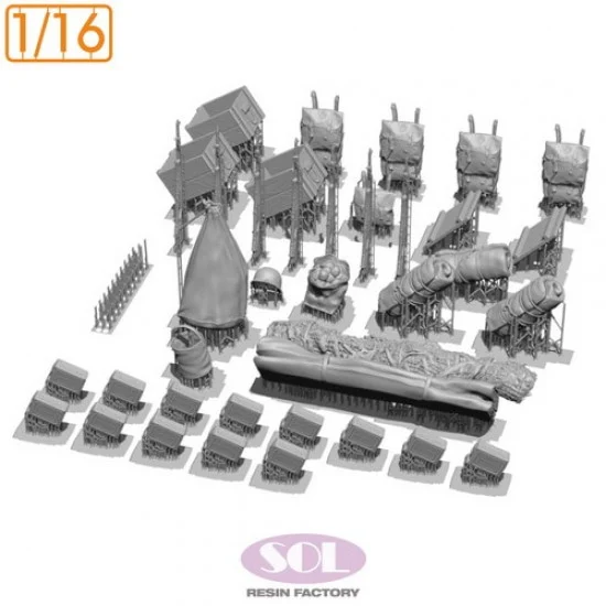 SOL Resin Factory MM976 1/16 M3A1 Accessary B - Military Vehicles & Tanks