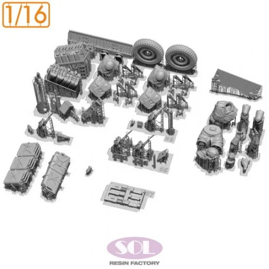 SOL Resin Factory MM978 1/16 WWII British SAS 1/4 Ton 4x4 Patrol Car Conversion set for Takom kits - Military Vehicles & Tanks