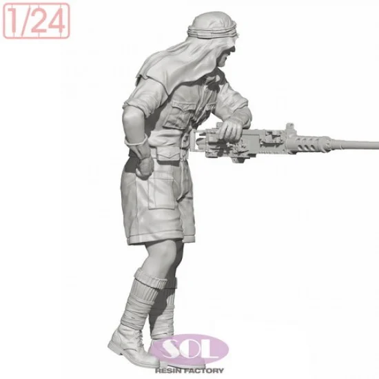 SOL Resin Factory MM984 1/24 WWII British SAS 1/4 Ton Patrol Car Raider #3 - Model Figures