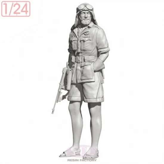 SOL Resin Factory MM985 1/24 WWII British SAS 1/4 Ton Patrol Car Raider #4 - Model Figures