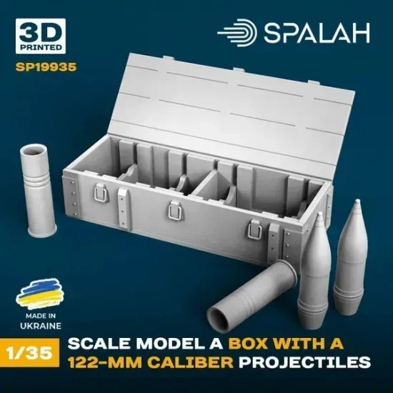 SPALAH 19935 1/35 Box with 122-mm Projectiles