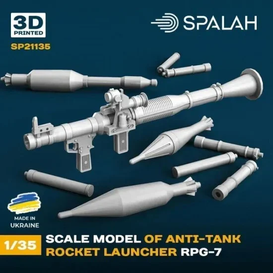 SPALAH 21135 1/35 RPG-7 Rocket Launcher (1pc)