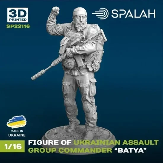SPALAH 22116 1/16 Ukrainian Assault Group Commander 'Batya' - Model Figures