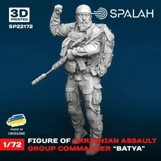 SPALAH 22172 1/72 Ukrainian Assault Group Commander ''Batya'' - Model Figures