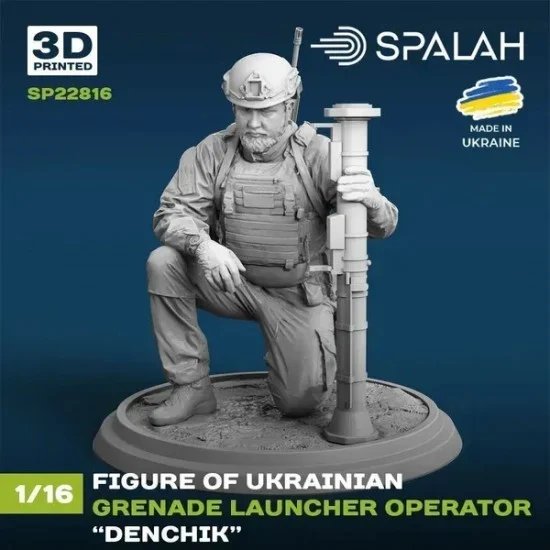 SPALAH 22816 1/16 Ukrainian Grenade Launcher Operator 'Denchyk' - Model Figures