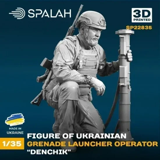 SPALAH 22835 1/35 Ukrainian Grenade Launcher Operator Denchik - Model Figures