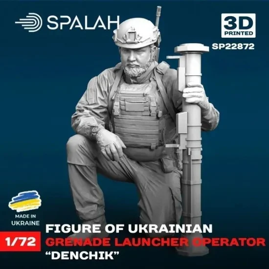 SPALAH 22872 1/72 Ukrainian Grenade Launcher Operator ''Denchik'' - Model Figures