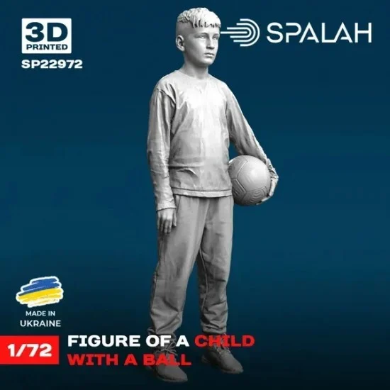 SPALAH 22972 1/72 Child with a Ball - Model Figures