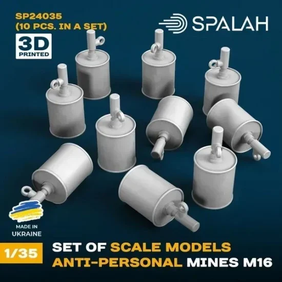 SPALAH 24035 1/35 Anti-personal Mines M16 (10pcs)
