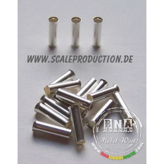 Scale Production SP24071 1/24 Metal Air Intake Trumpets / Exhaust Pipes 3.3mm (16pcs) - Model Cars