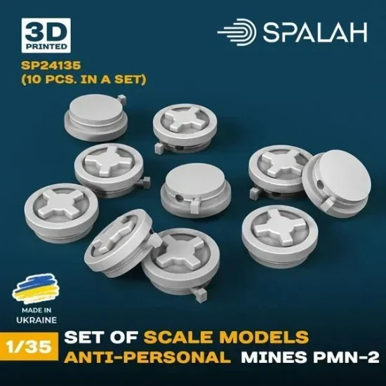 SPALAH 24135 1/35 Anti-personal Mines PMN-2 (10pcs)