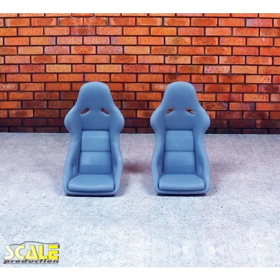 Scale Production SP24313 1/24 Seats Recaro PolePosition (2pcs) - Model Cars