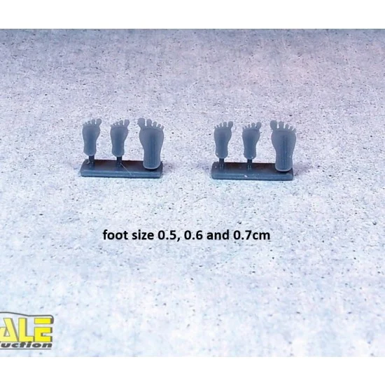 Scale Production SP24315 1/24 Gas Pedal Foot Style (2pcs) - Model Cars