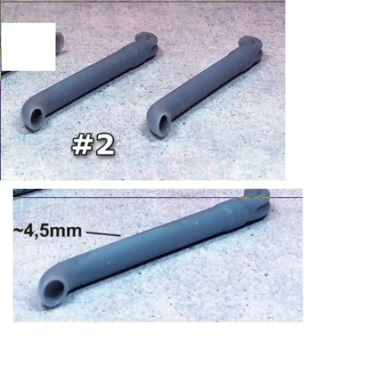 Scale Production SP24316-2 1/24 Sidepipes (2pcs) Ver. #2