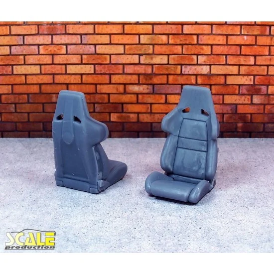 Scale Production SP24318 1/24 Seats Recaro A8 (2pcs) - Model Cars
