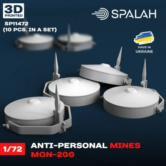 SPALAH 11472 1/72 Anti-personnel Mines MON-200 (10pcs)