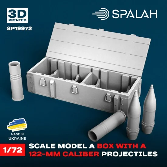 SPALAH 19972 1/72 A Box with 122mm Projectiles - Military Vehicles & Tanks