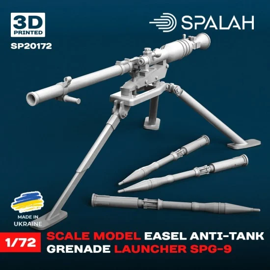 SPALAH 20172 1/72 Easel Anti-tank Grenade Launcher SPG-9