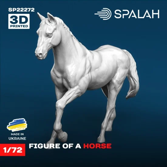 SPALAH 22272 1/72 Horse - Scenics & Diorama