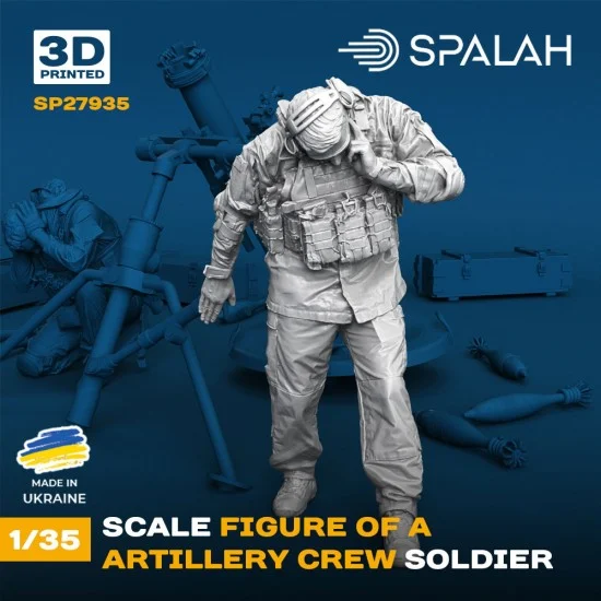 SPALAH 27935 1/35 Artillery Crew Soldier - Model Figures