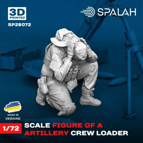SPALAH 28072 1/72 Artillery Crew Loader - Model Figures