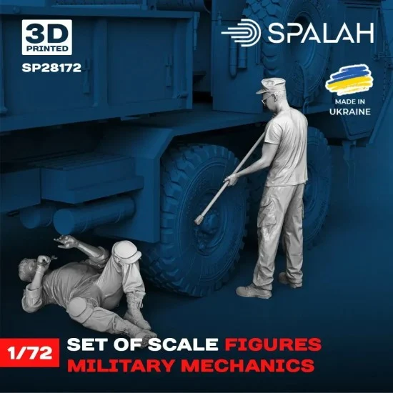 SPALAH 28172 1/72 Military Mechanics (2 figures) - Model Figures