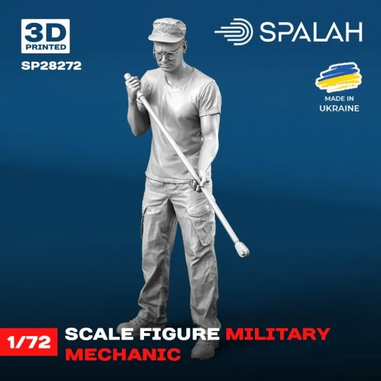 SPALAH 28272 1/72 Military Mechanic - Model Figures