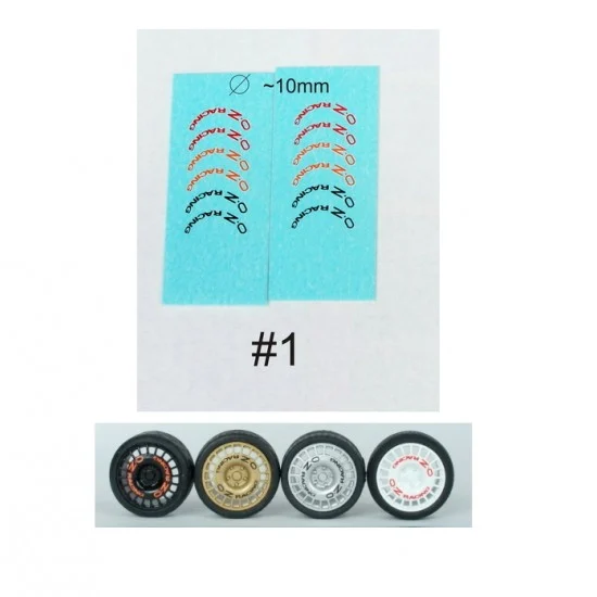 Scale Production SPD24-OZ-1 Decals for 1/24 OZ Racing Wheels #1