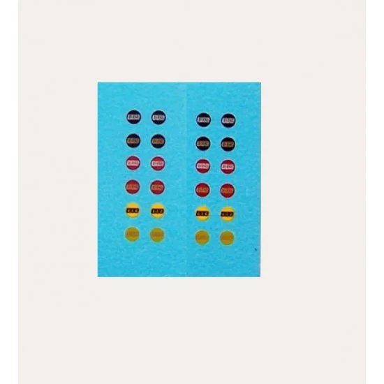 Scale Production SPD24059 1/24 BBS Centre Nut Decals - Model Cars