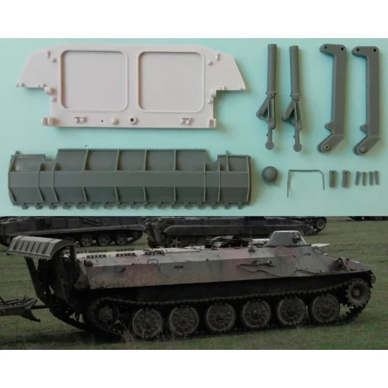 SP Designs 392 1/35 MT-LB Dozer Equipment In Stowed Position Type 1 for Trumpeter #5578