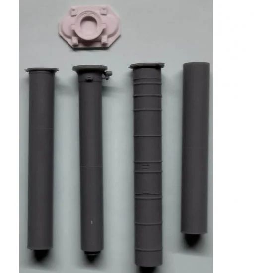 SP Designs 428 1/35 T-80U Snorkel Equipment in Place for Trumpeter #9525 T-80U kit