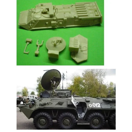 SP Designs 7206 1/72 BTR-80R-439BK1 SatCom Conversion Set for Trumpeter BTR-80 #7267