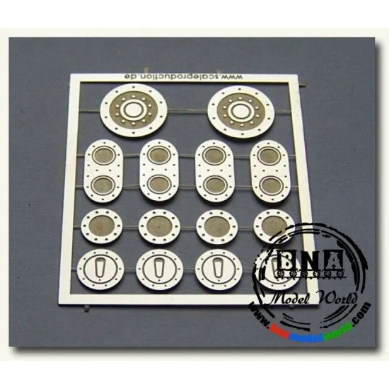 Scale Production SPE24001 1/24 Photo-etched Fuel Filler For Street and Sports cars