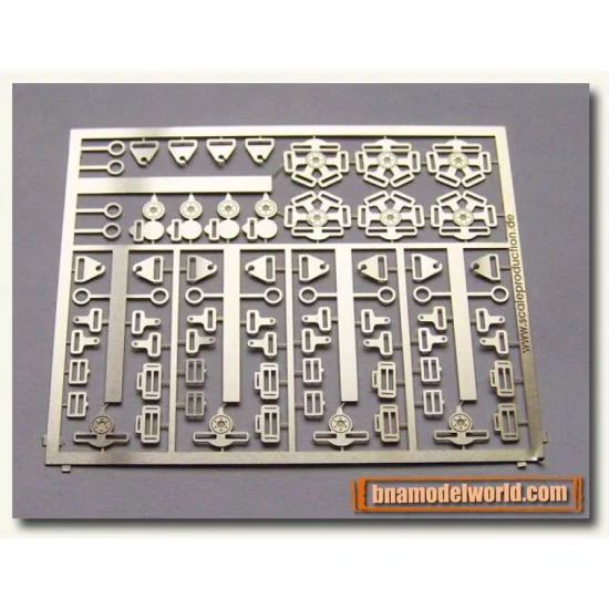 Scale Production SPE24007b 1/24 Seat Belt Buckles GT-Rally with decals (seat belt colour blue)