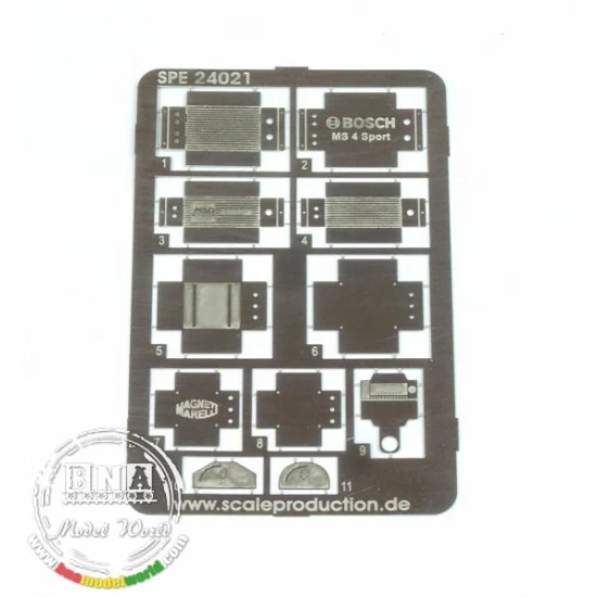 Scale Production SPE24021 1/24 Electronics Boxes and LCD Displays - Model Cars
