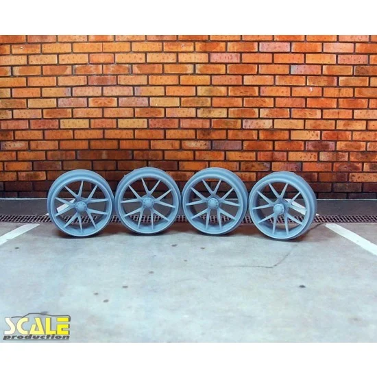 Scale Production SPF24002 1/24 18" BBS BMW M3 DTM 2012/13 Wheels without Tyre for Revell kits - Model Cars