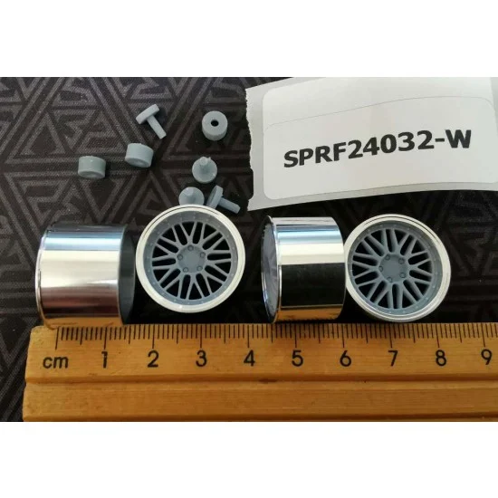 Scale Production SPRF24032-W 1/24 19'' BBS Le Mans Wheels without Tyre