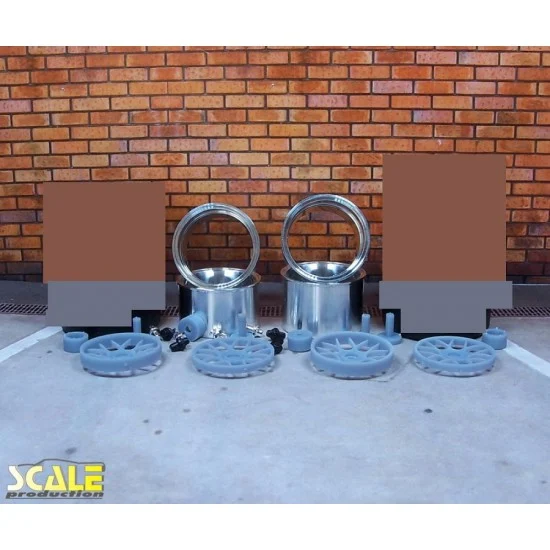 Scale Production SPRF24050S-W 1/24 18'' BBS P997GT3R/RSR + BMW Z4 GT3 2012 Wheels without Tyre