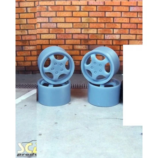Scale Production SPRF24091-W 1/24 17" Cup Wheels without Tyre