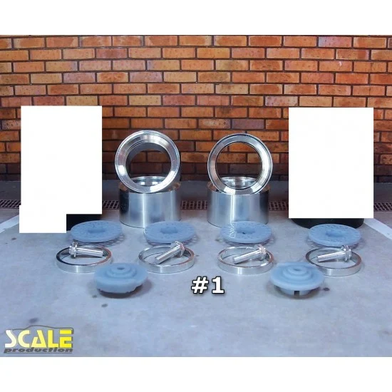 Scale Production SPRF24107-W-1 1/24 17" BBS E50 DTM Wheels for Beemax BMW M3/Tamiya Ford Sierra (without Tyre)