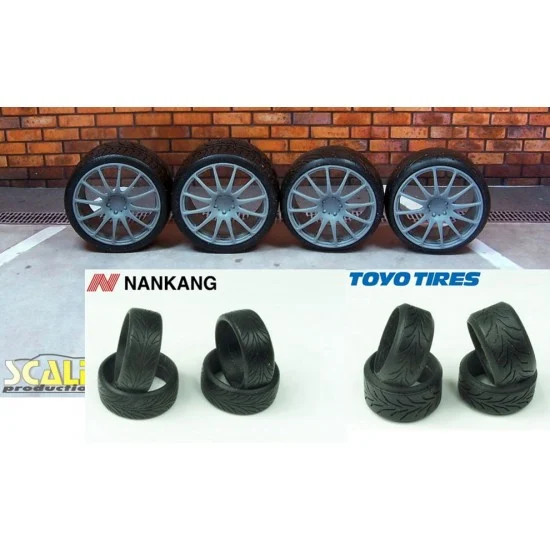 Scale Production SPRF24139-W 1/24 1/25 18" BBS FS Wheels without Tyre
