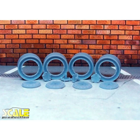 Scale Production SPRF24198-W 1/24 15'' BBS E75 Wheels without Tyre for Beemax Audi S1 (E2)